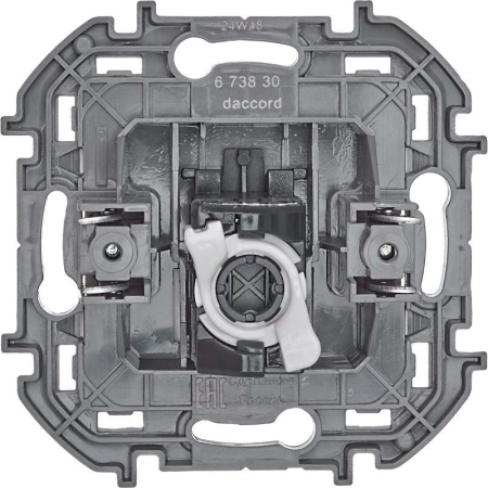 Розетка компьютерная Inspiria RJ45 кат.6 UTP механизм бел. IEK 673830