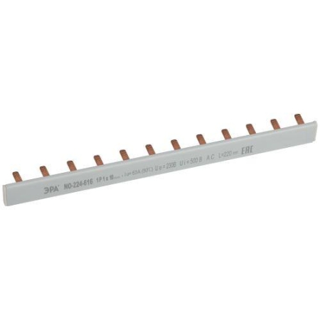 Шина соединительная PIN (штырь) 1п 63А 22см 12мод. Эра Б0067430