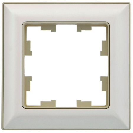 Рамка 1-м BRITE РУ-1-Бр беж./жемчуж. IEK BR-M12-12-1-K10