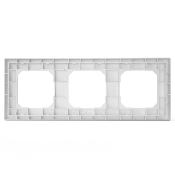 Рамка 3-м Pixel универс. бел. TOKOV ELECTRIC TKE-PX-RM3-C01