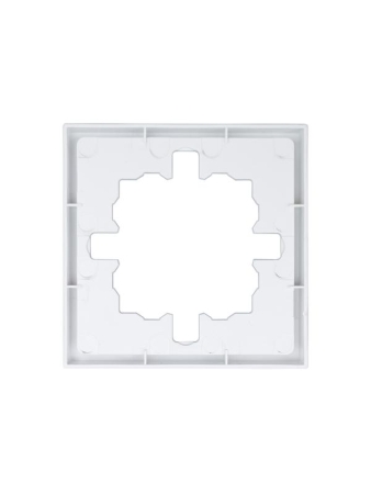 Рамка 1-мест. горизонт. ZIMA бел. LEZARD 704-0200-146