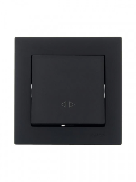 Выключатель промежуточный 1-кл. СП Vesna механизм черн. бархат LEZARD 742-4288-107