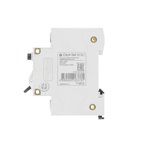 Выключатель автоматический дифференциального тока 2п (1P+N) C 25А 10мА тип A 4.5кА City9 Set 230В SE C9D51625