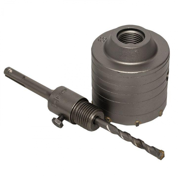 Коронка буровая по бетону с оснасткой TCT-68 М22 SDS-plus Master EKF tct-68-m22