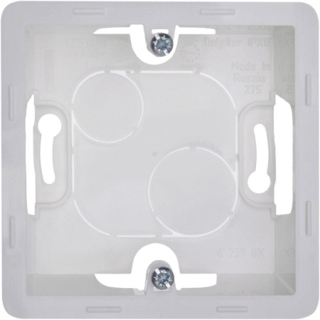 Коробка 1-м ОП Inspiria бел. IEK 673980