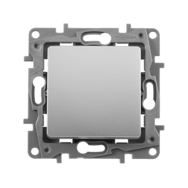 Переключатель перекрестный 1-кл. СП Etika 10А IP20 250В 10AX винтов. клеммы механизм алюм. IEK 672409