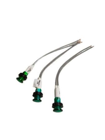 Арматура сигнальная 10мм с неоновой лампой 220В зел. EMAS S100NY