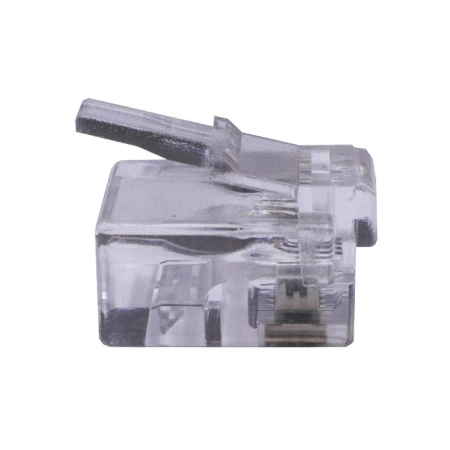 Коннектор 6P4C (RJ-11) (уп.100шт) SUPRLAN 10-0227