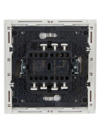Выключатель проходной 2-кл. СП FORTE&PIANO 10А FP207 бел. IEK FP-V22-0-10-1-K01