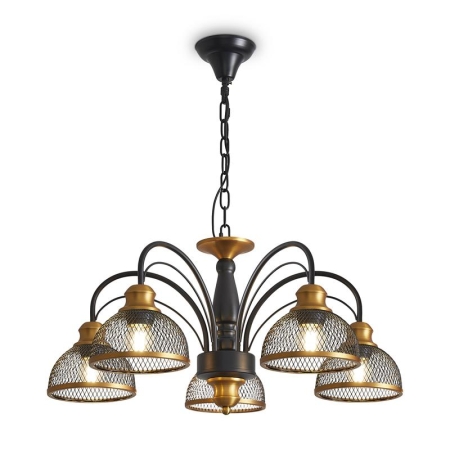 Светильник Caz 5х60Вт E27 IP20 подвесной Freya FR5527PL-05BBZ