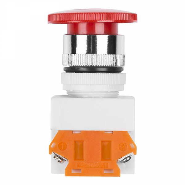 Выключатель-кнопка 10А d22 аварийная остановка красн. Rexant 36-3553