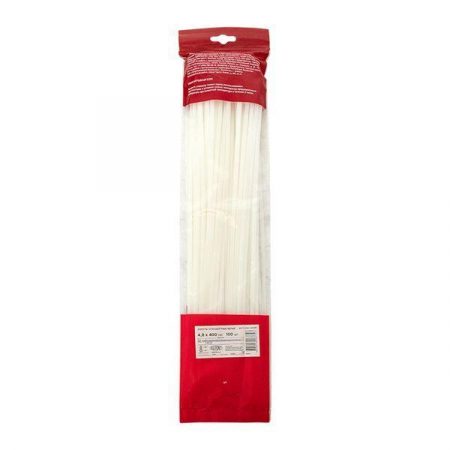 Хомут P6.6 4.8х400 FlexLock стандартный бел. (уп.100шт) PROxima EKF plc-fl-ctsw-4.8x400