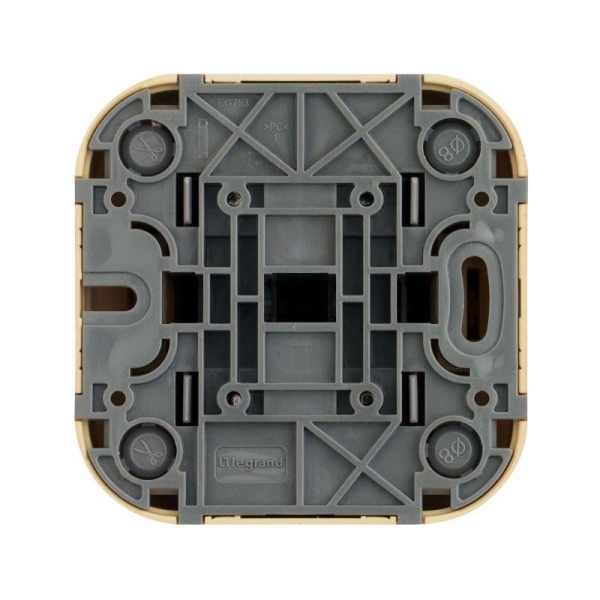 Выключатель 2-кл. ОП Quteo 10А IP20 10AX дерево IEK 782262