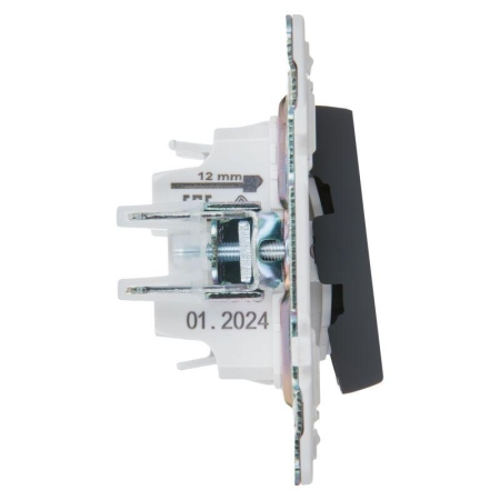 Выключатель 2-кл. SKANDY 10А SK-V04G графит IEK SK-V20-0-10-K53