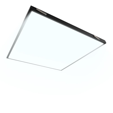 Светильник светодиодный ДВО PPL 588/G OPAL 40Вт 6500К IP40 588х588х25мм BLACK Грильято Pro JazzWay 5062047