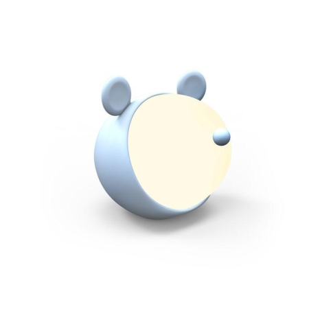 Светильник настольный Qplus 5Вт 2700-6000К 200лм 5В аккум. Li-ion 1200мА.ч диммир. ночник голуб. GAUSS NN7026