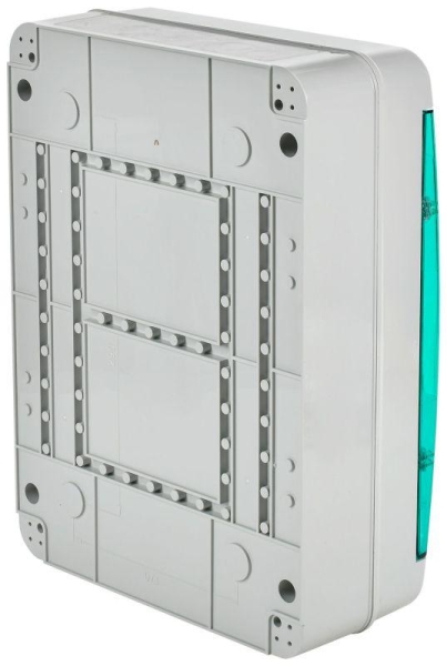 Корпус КМПн-24 TEKFOR IP65 зел. прозр. дверь пластик. IEK TF5-KP72-N-24-65-K03-K06