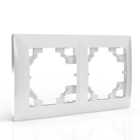 Рамка 2-м AVA бел. TOKOV LIGHT TKL-AV-RM2-C01