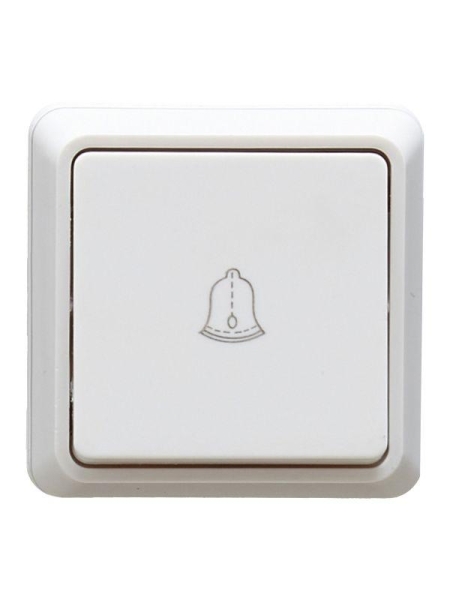 Выключатель кнопочный 1-кл. ОП Октава 10А IP20 ВСк20-1-0-ОБ бел. GENERICA EVO13-K01-10-DC