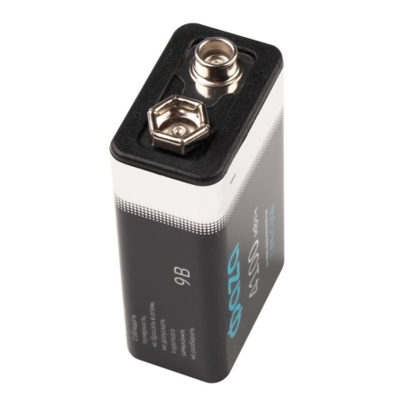 Аккумулятор литиевый "крона" 9В Li-Ion 4100мВт.ч 455мА.ч зарядка от Type-C шнур в комплекте BL-2 (уп.2шт) ФАZА 5061699