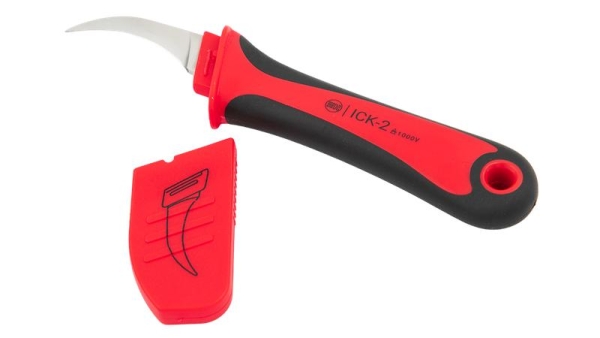 Нож изолированный кабельный с изогнутым лезвием ICK-2 НИЛЕД 13302461
