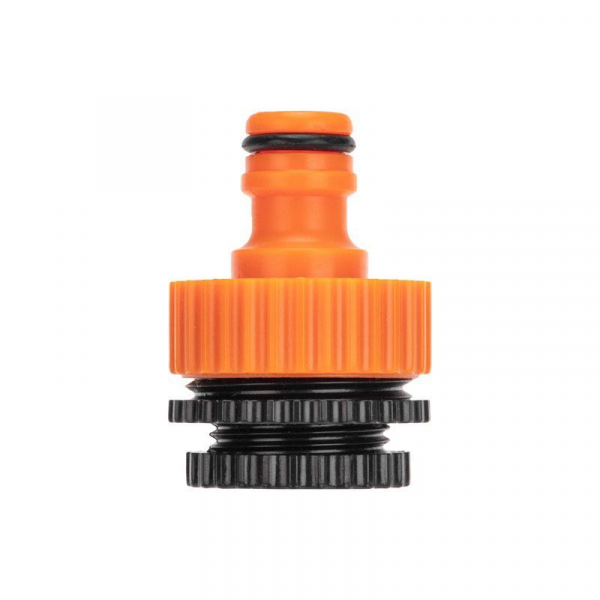 Адаптер пластмассовый 1дюйм-1/2дюйм-3/4дюйм внутренняя резьба ЧЕТЫРЕ СЕЗОНА 62-0272