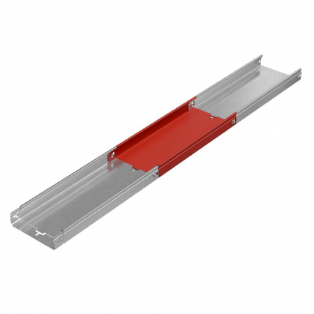 Лоток листовой неперфорированный 200х50 L3000 сталь 1мм "Быстрый монтаж ПЛЮС" LNplus50-200-1.0-3000 HD гор. оцинк. КМ PL1264