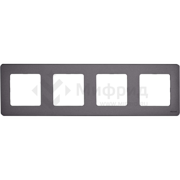 Рамка 4-м Inspiria дым. IEK 673967