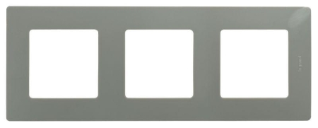 Рамка 3-м Etika светл. галька IEK 672523