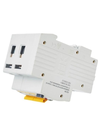 Выключатель автоматический дифференциального тока 2п B 16А 30мА тип A 4.5кА АД-12М KARAT IEK MAD12-2-016-B-030