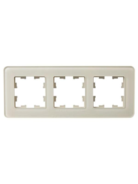 Рамка 3-м BRITE РУ-3-2-Бр стекло песчан. RE IEK BR-M32-G-41-K98