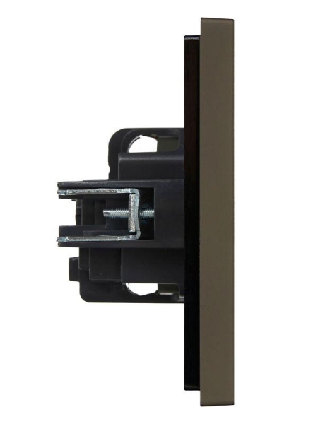 Розетка СП FORTE&PIANO FP316 16А с заземл. без защ. шторок винт. крепл. сер. IEK FP-R11-16-K03