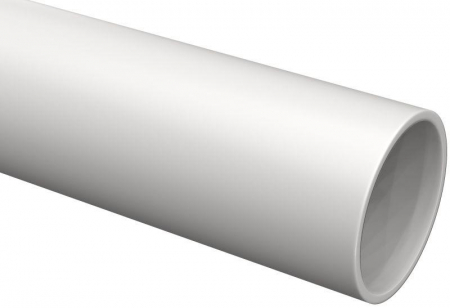 Труба гладкая ПВХ жесткая d25мм сер. (дл.3м) IEK CTR10-025-K41-060I