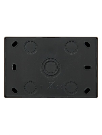 Розетка 2-м ОП LETO с заземл. закрытый корпус ПБТ черн. бархат LEZARD 752-4200-127B