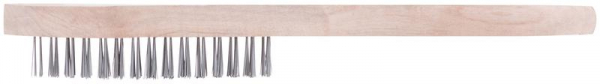 Корщетка с деревянной ручкой 6-ти рядная FIT 38406