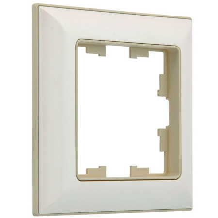 Рамка 1-м BRITE РУ-1-Бр беж./жемчуж. IEK BR-M12-12-1-K10