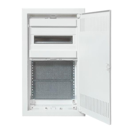 Щит комбинированный встраив. Nova 1 DIN-рейка + 2 монтаж. платы 3 габарит IP41 с метал. перфорированной дверью EKF nv-cb-pmd-1+2