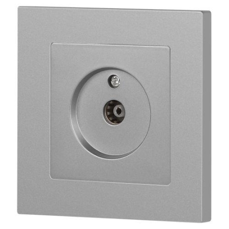 Розетка телевизионная одиночная TV СП Accent 6-301-03 IP20 алюм. Intro Б0063607