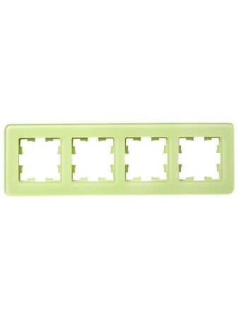 Рамка 4-м BRITE РУ-4-2-Бр стекло эко грин RE IEK BR-M42-G-41-K06