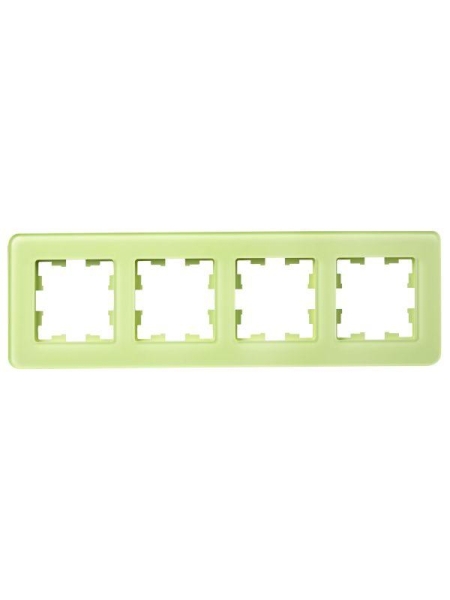 Рамка 4-м BRITE РУ-4-2-Бр стекло эко грин RE IEK BR-M42-G-41-K06