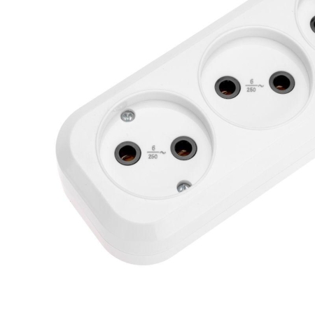 Удлинитель 3х5м без заземл. 2х0.75 бел. PROCONNECT 13-4207