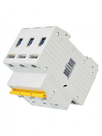 Выключатель автоматический модульный 3п C 10А 6кА ВА47-60M KARAT IEK MVA31-3-010-C