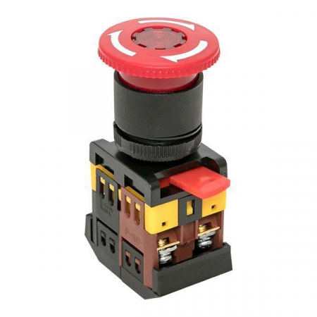 Кнопка "Грибок" ANE-22 NO+NC поворотн. с блокировкой с подсветкой PROxima EKF pbn-ane