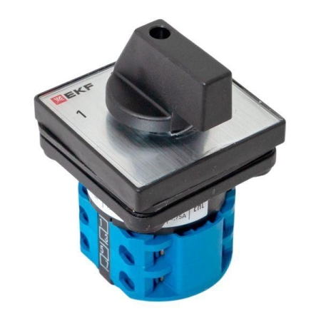 Переключатель кулачковый ПК-1-42 2п 10А "1-0-2" IP65 EKF pk-1-42-10-65