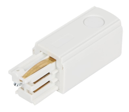 Ввод питания правый RS 3C TRACK PCR WH 65х32мм бел. Русский Свет 19131021019