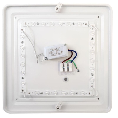 Светильник светодиодный LBS-8318 18Вт 6500К квадрат настенно-потолочный Ultraflash 15152