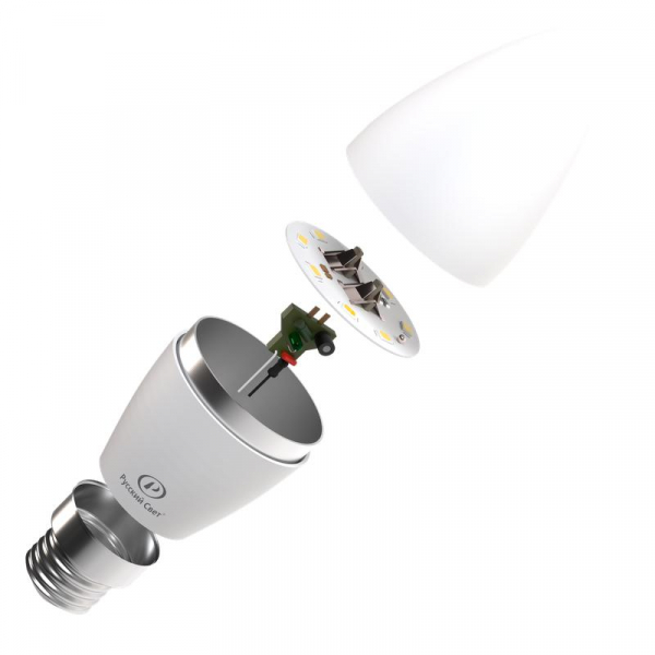 Лампа светодиодная RS C37 E27 6W 220-240V 4000К 6Вт 600лм Ra 90 свеча Русский Свет 15010545061