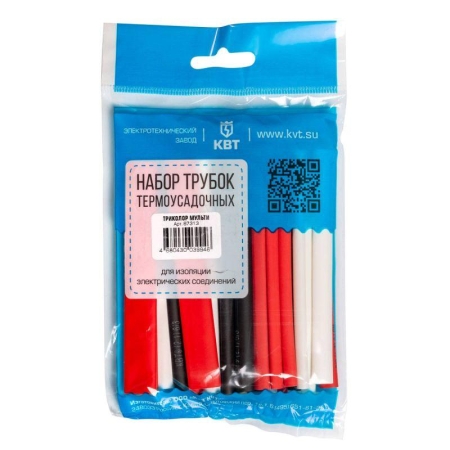 Набор трубок термоусадочных "Триколор Мульти" КВТ 87313