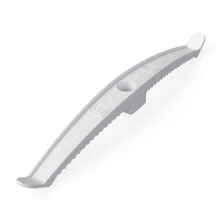 Держатель кабеля двусторонний для прямого монтажа бел. (уп.20шт) Промрукав PR13.0384