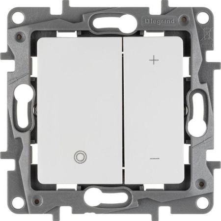 Механизм светорегулятора нажимного СП Etika 400Вт бел. IEK 672218